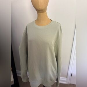 CLUB MONACO 100% Cotton Olive Green Knit Sweater (XL)